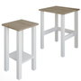 Hanah Home Gina 2 - Blanco, Roble Zafiro